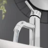 Waschtischarmatur fürs Badezimmer 150x54x175 mm Chrom aus Messing von LuxeBath