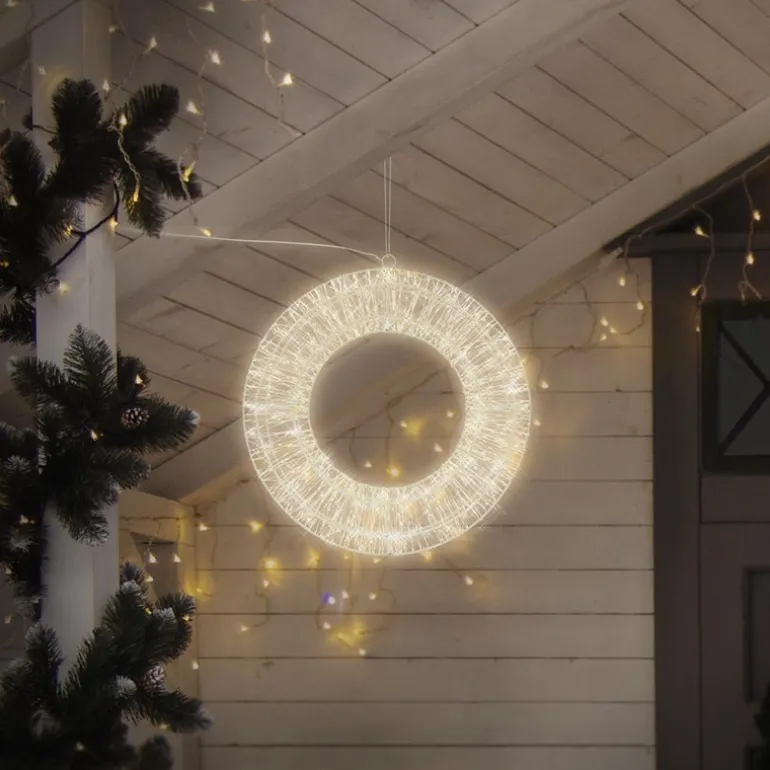 Weihnachtsdeko LED Kranz Ø 38cm warmweiß mit 960 LED's inkl. Timer