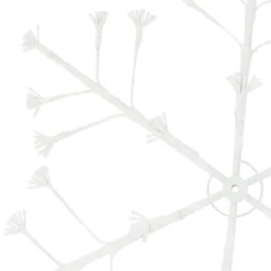 Weihnachtsdeko LED Schneeflocke mit 288 Warmweißen LEDs aus Metall