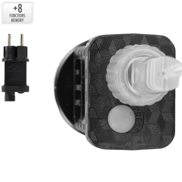 Weihnachtslichterkette LED Lichtervorhang 2,2 m mit 138 LEDs Warmweiß IP44