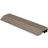 WPC Abschlussleiste 30x2x7,5 cm für WPC Bodenfliese gerade Dunkelbraun ML-Design