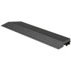 WPC Abschlussleiste 38x2x7,5 cm für WPC Bodenfliese Ecke links Anthrazit ML-Design