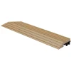 WPC Abschlussleiste 38x2x7,5 cm für WPC Bodenfliese Ecke links Teak ML-Design