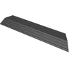 WPC Abschlussleiste 38x2x7,5 cm für WPC Bodenfliese Ecke rechts Anthrazit ML-Design